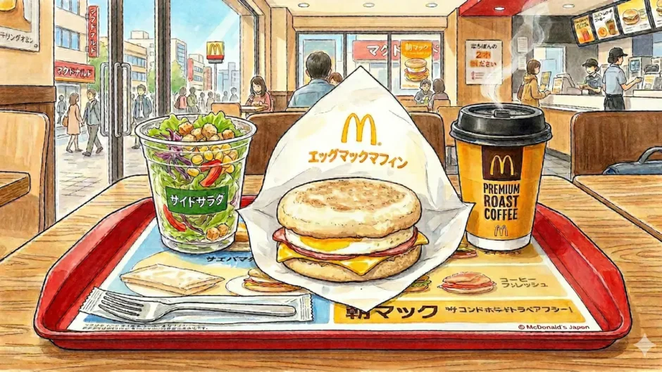 【実践】朝マックで食後のパフォーマンスを落とさない！理系的「ダメージコントロール」な頼み方