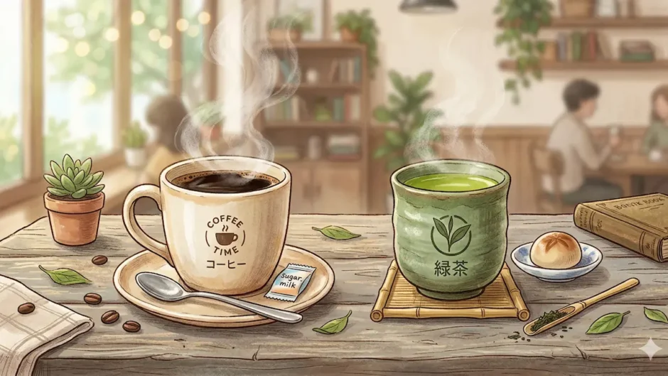 お茶とコーヒー、エイジングケアに選ぶならどっち？成分の違いと賢い飲み分け方